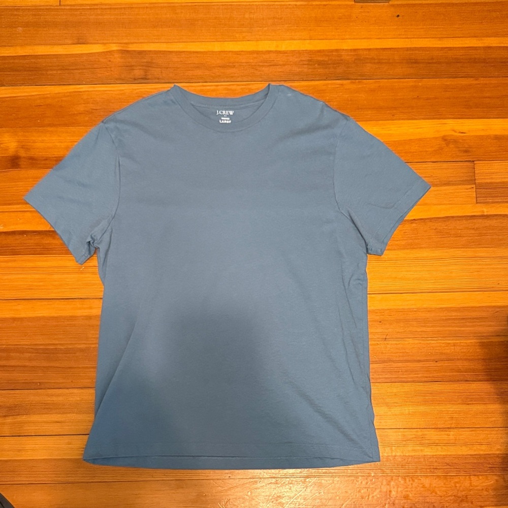 J. Crew Men's Slate Blue Short Sleeve Tee
